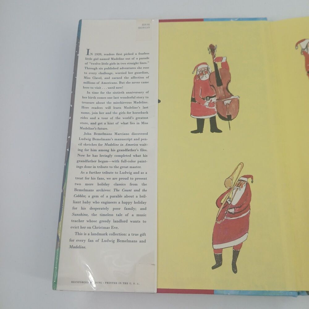 Madeline in America and Other Holiday Tales Hardcover Book Ludwig Bemelmans - Picture 10 of 10